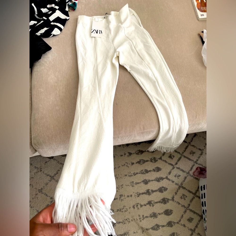 Zara fringe pants
